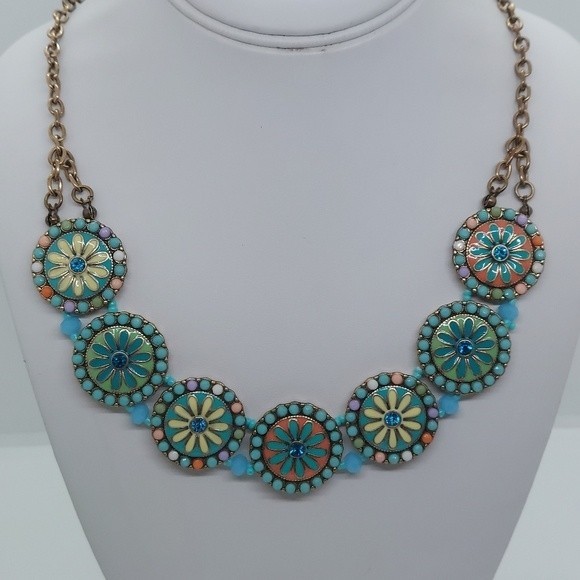 Fun flower‎ necklace - Picture 1 of 8